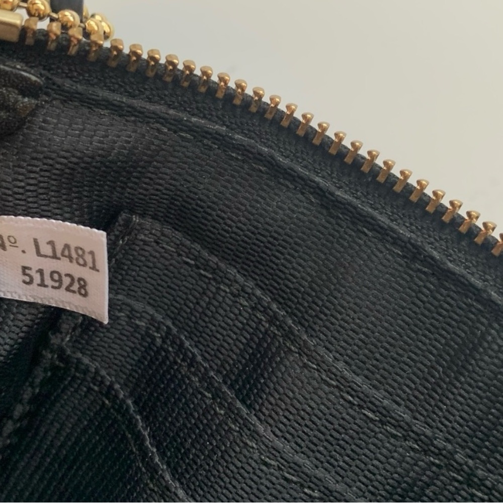 Coach Black Leather Double Zip Wristlet - Picture 5 of 5